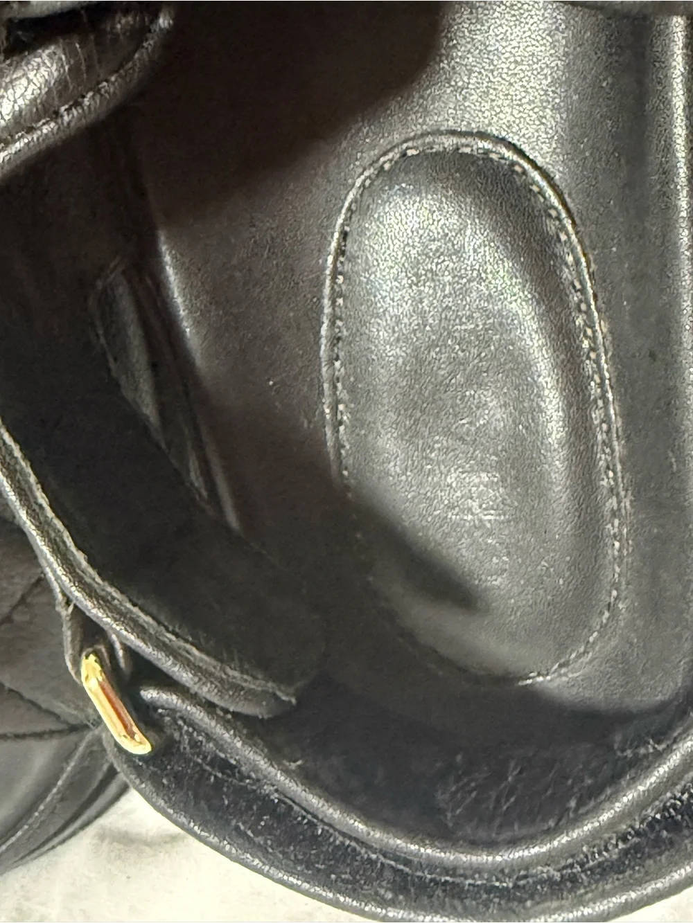 CHANEL Black Quilted Leather Double-Strap Sandals with Gold CC Hardware